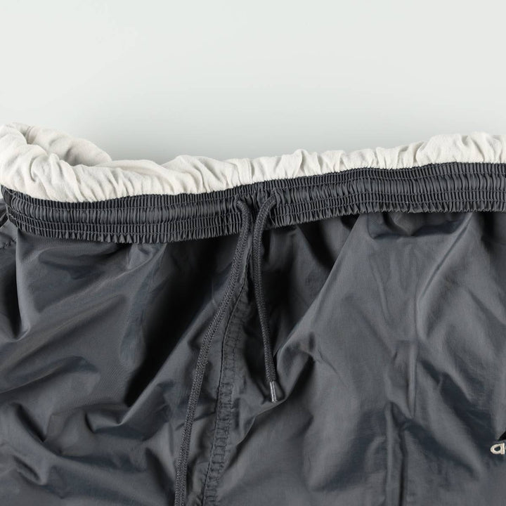 Vintage 90s-00'S Adidas nylon pants, crinkle pants, men's size L Nylon gray type Vintage Second Hand