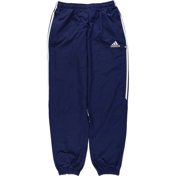 90s-00'S Adidas Warm-up Pants, Nylon Pants, Windbreaker Pants, Men's Size M (Equivalent), Vintage polyester navy blue type Vintage Second Hand