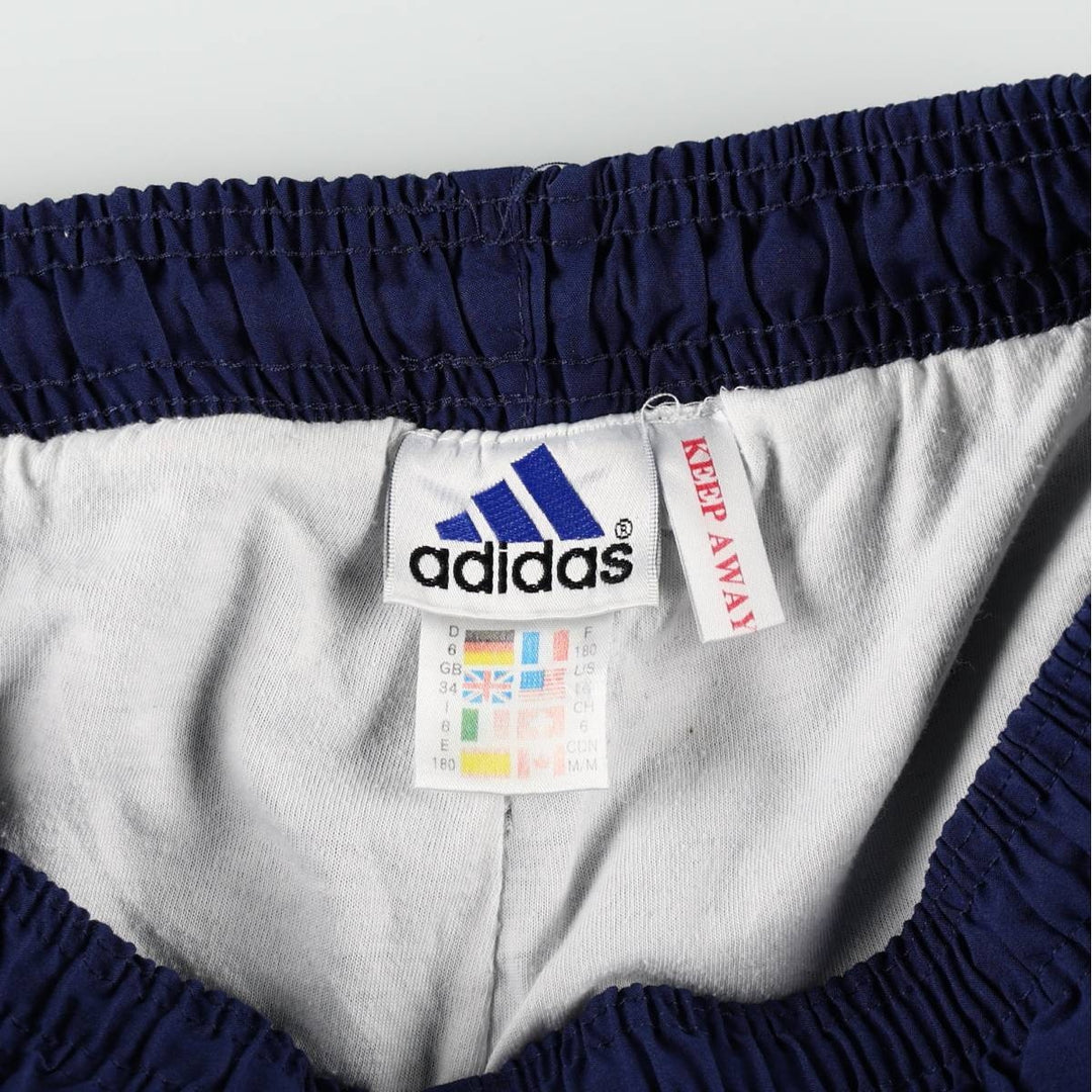90s-00'S Adidas Warm-up Pants, Nylon Pants, Windbreaker Pants, Men's Size M (Equivalent), Vintage polyester navy blue type Vintage Second Hand