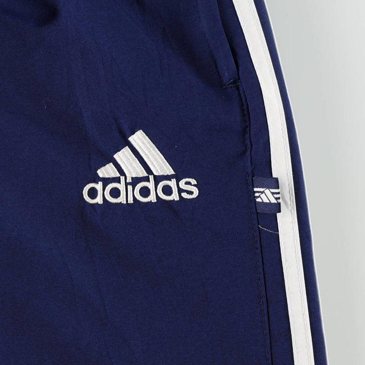 90s-00'S Adidas Warm-up Pants, Nylon Pants, Windbreaker Pants, Men's Size M (Equivalent), Vintage polyester navy blue type Vintage Second Hand
