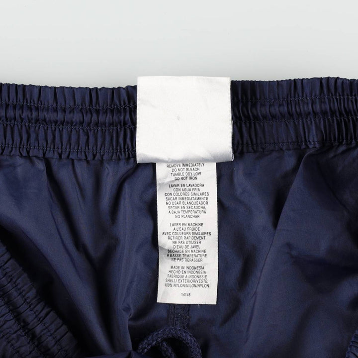 Vintage 90s-00'S Adidas nylon pants, crinkle pants, men's size L Nylon navy blue type Vintage Second Hand