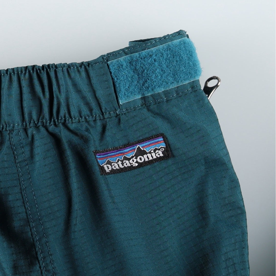 Patagonia 83145 Ripstop Warm-Up Nylon Pants (Men's XL equivalent) polyester blue type Vintage Second Hand