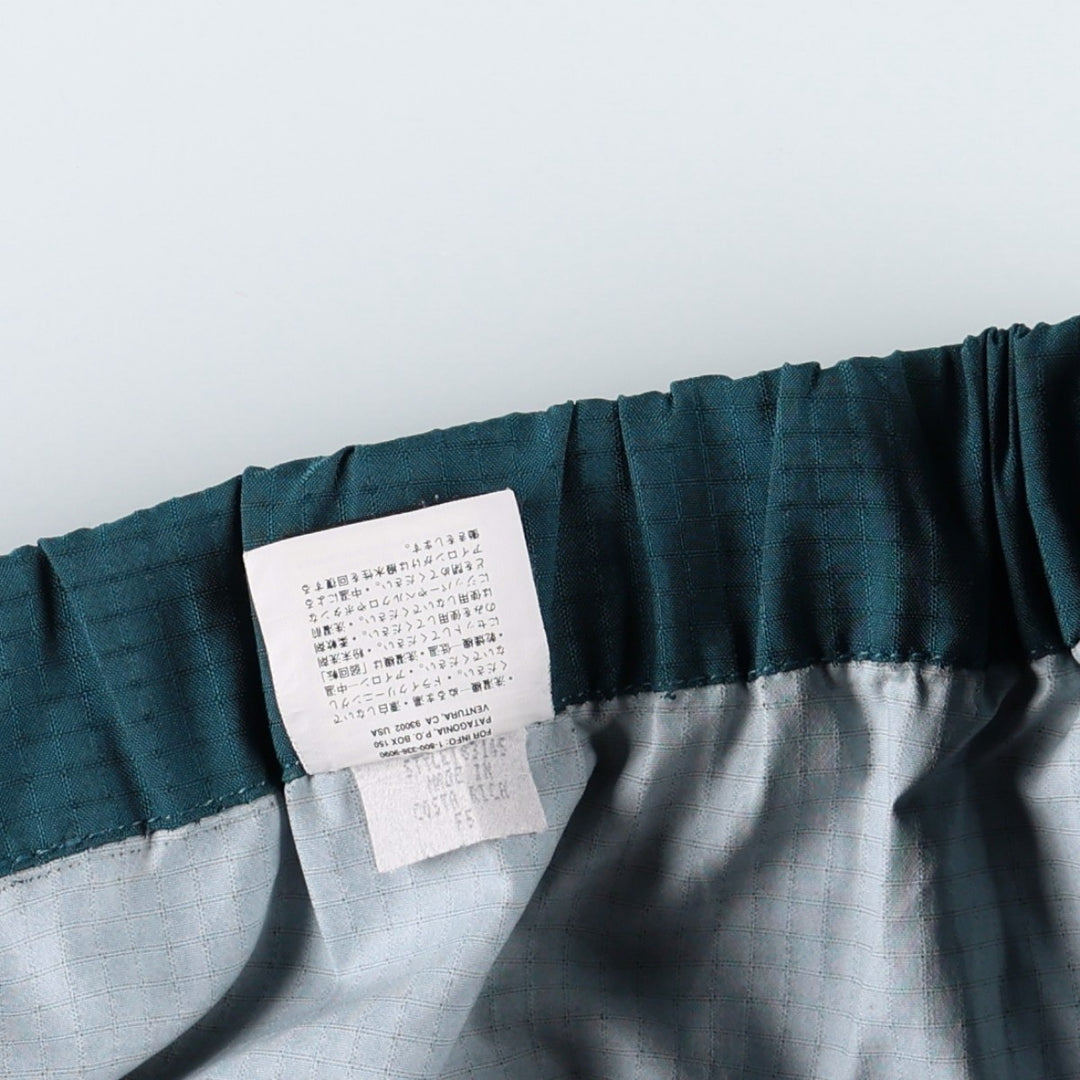 Patagonia 83145 Ripstop Warm-Up Nylon Pants (Men's XL equivalent) polyester blue type Vintage Second Hand