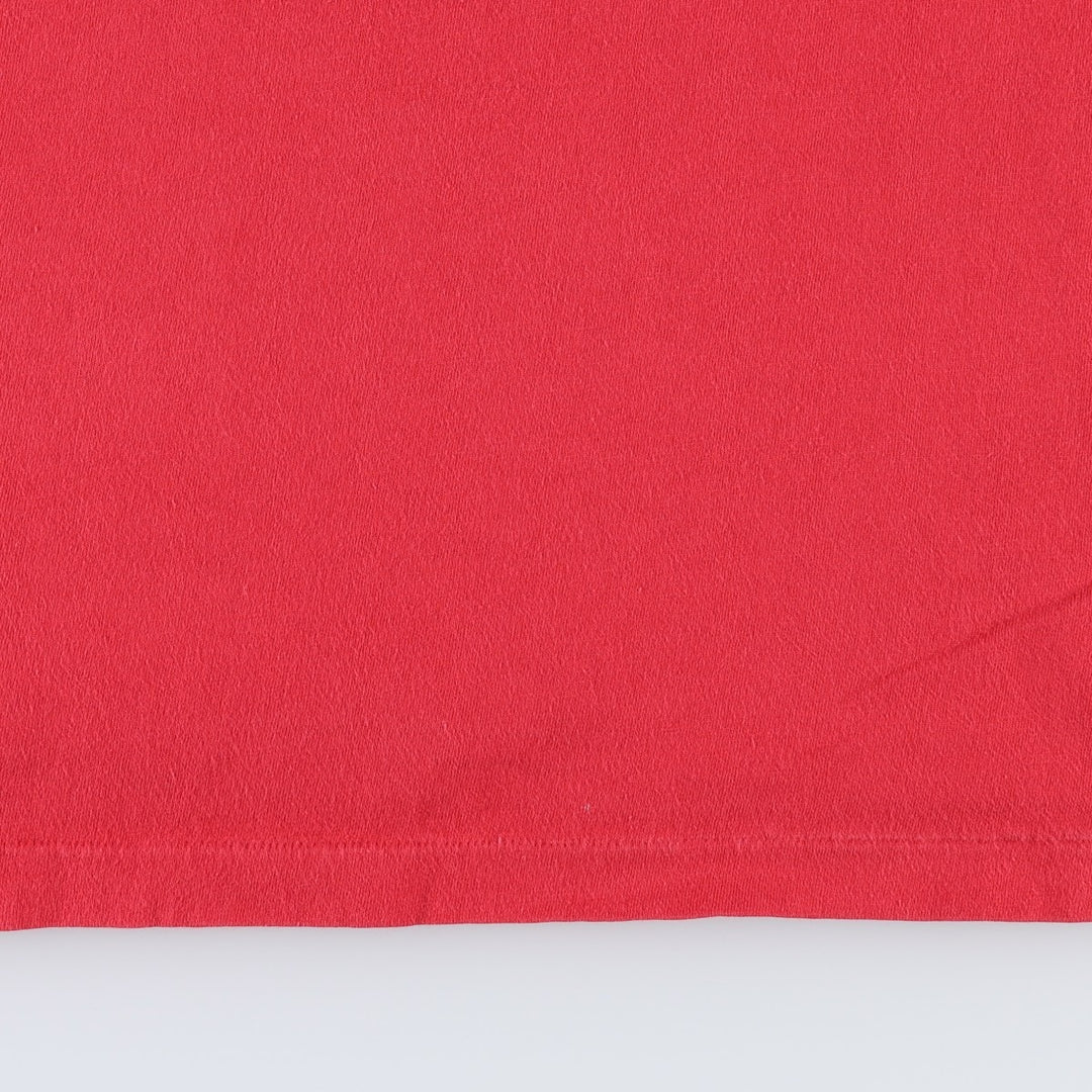Ralph Lauren POLO by Ralph Lauren Short-Sleeve T-Shirt with One-Point Logo Pocket, Men's Size S (approx.) cotton red type Vintage Second Hand