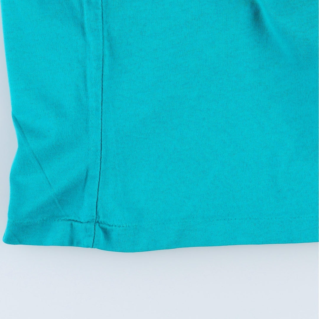 Ralph Lauren POLO by Ralph Lauren Short-Sleeve T-Shirt with One-Point Logo Pocket, Men's Size S (approx.) cotton turquoise blue Vintage Second Hand
