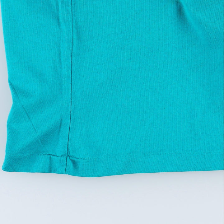 Ralph Lauren POLO by Ralph Lauren Short-Sleeve T-Shirt with One-Point Logo Pocket, Men's Size S (approx.) cotton turquoise blue Vintage Second Hand
