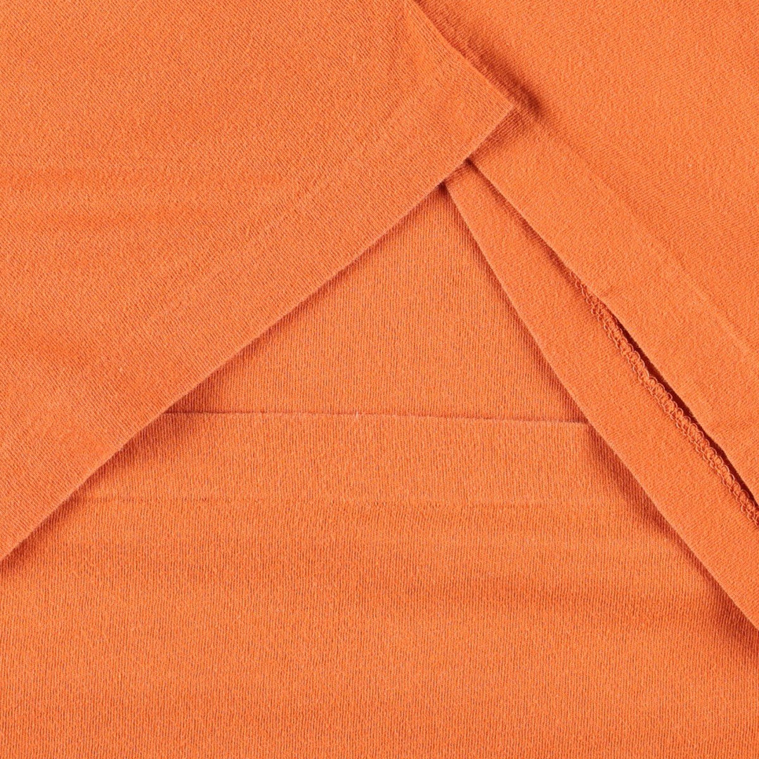 Ralph Lauren POLO by Ralph Lauren Short-Sleeve T-Shirt with One-Point Logo, Men's Size XL (approx.) cotton orange type Vintage Second Hand