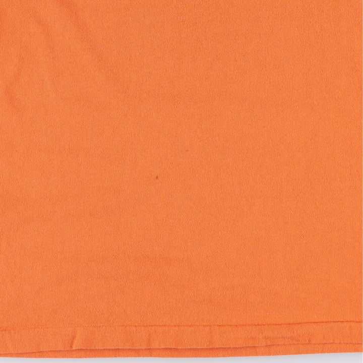Ralph Lauren POLO by Ralph Lauren Short-Sleeve T-Shirt with One-Point Logo, Men's Size XL (approx.) cotton orange type Vintage Second Hand