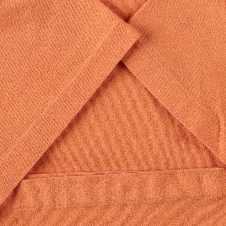 Ralph Lauren POLO by Ralph Lauren V-neck short-sleeved T-shirt with a single logo, men's size M (approx.) cotton orange type Vintage Second Hand