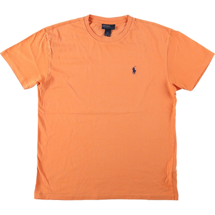 Ralph Lauren POLO by Ralph Lauren Short Sleeve Logo T-Shirt Men's S cotton orange type Vintage Second Hand