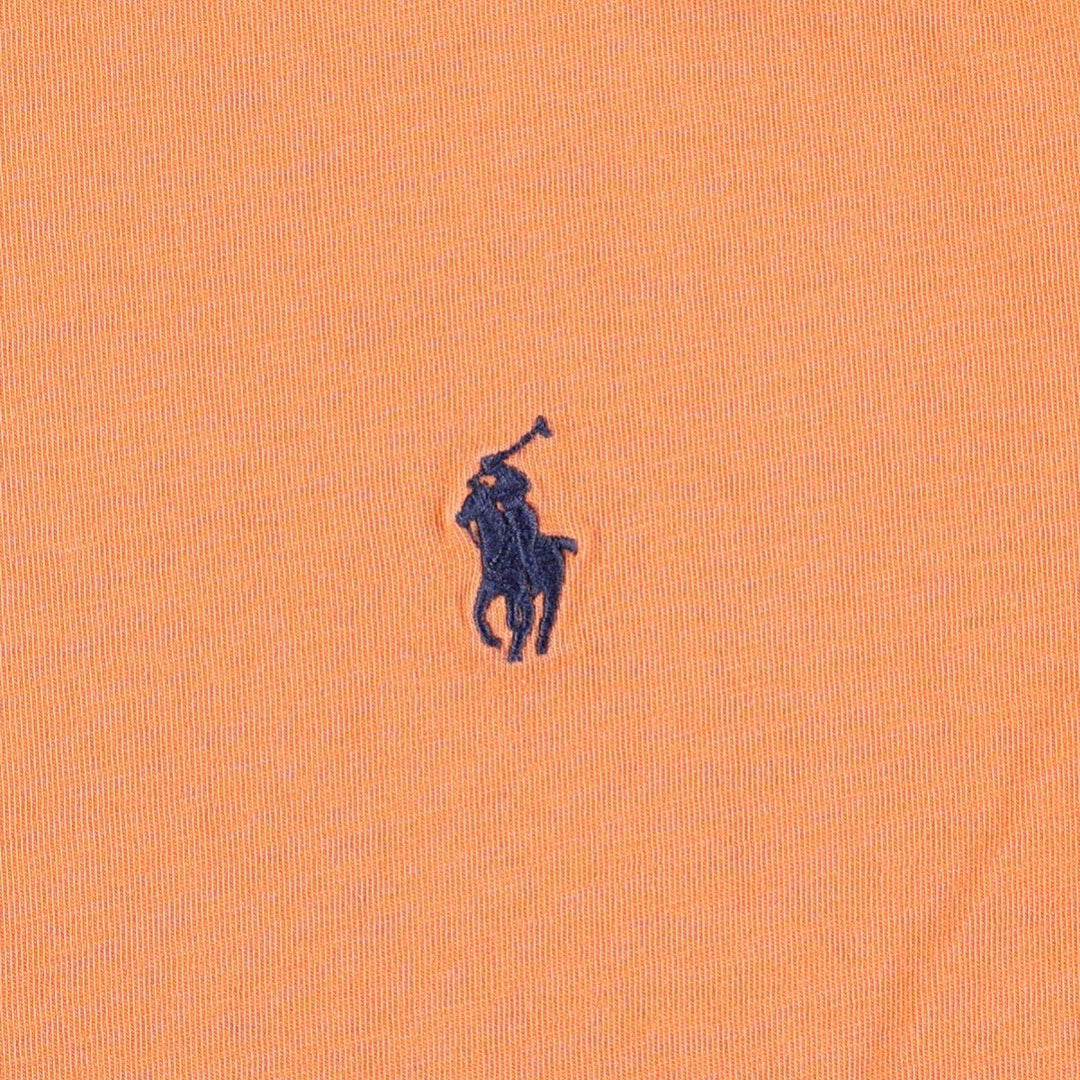 Ralph Lauren POLO by Ralph Lauren Short Sleeve Logo T-Shirt Men's S cotton orange type Vintage Second Hand