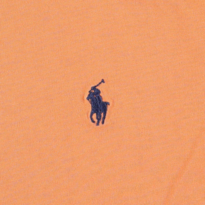 Ralph Lauren POLO by Ralph Lauren Short Sleeve Logo T-Shirt Men's S cotton orange type Vintage Second Hand