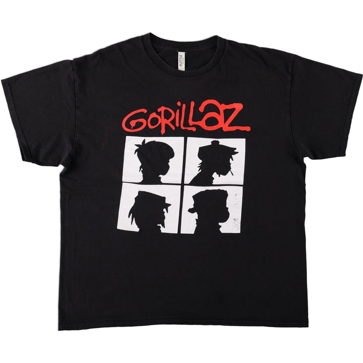 ALSTYLE GORILLAZ Band T-shirt (Men's XL equivalent) cotton black type Vintage Second Hand