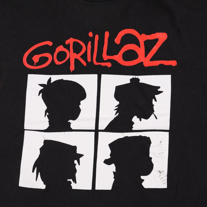 ALSTYLE GORILLAZ Band T-shirt (Men's XL equivalent) cotton black type Vintage Second Hand