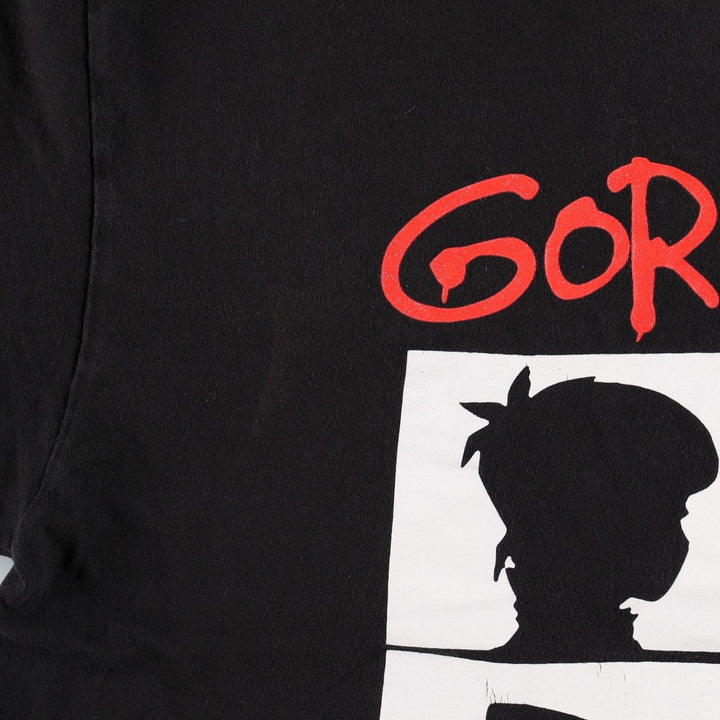 ALSTYLE GORILLAZ Band T-shirt (Men's XL equivalent) cotton black type Vintage Second Hand