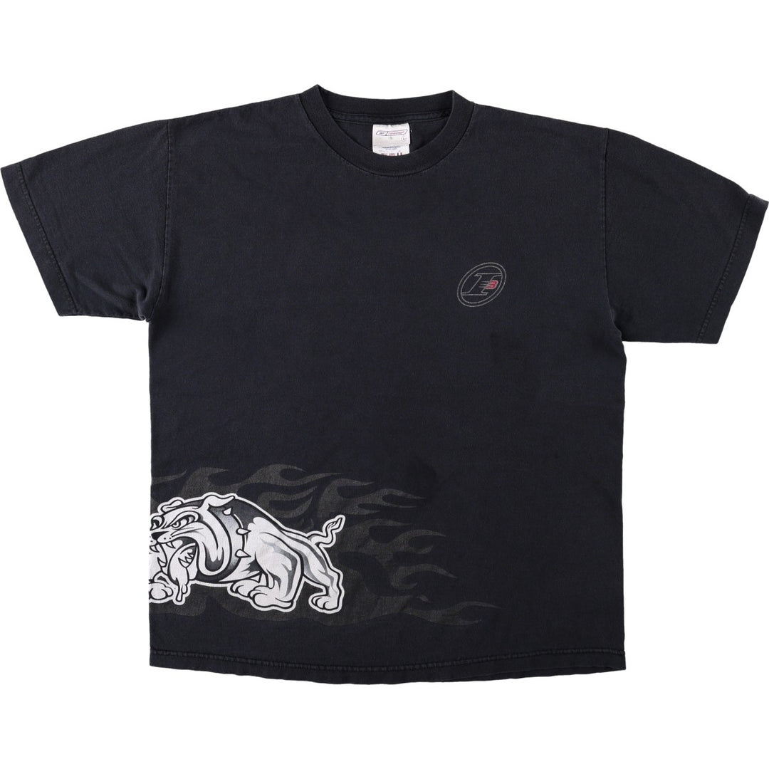 2000'S Reebok Allen Iverson sports print T-shirt, men's size L (approx.) cotton black type Vintage Second Hand