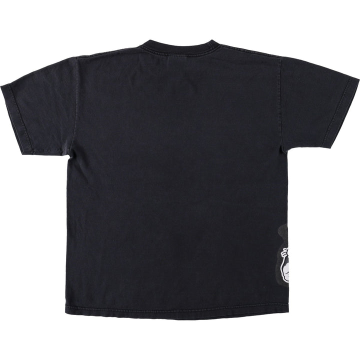 2000'S Reebok Allen Iverson sports print T-shirt, men's size L (approx.) cotton black type Vintage Second Hand