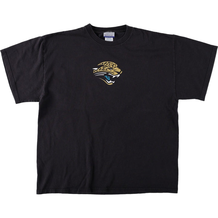 Reebok Jacksonville Jaguars David Garrard Sports Print T-Shirt, Men's Size L (approx.) cotton black type Vintage Second Hand