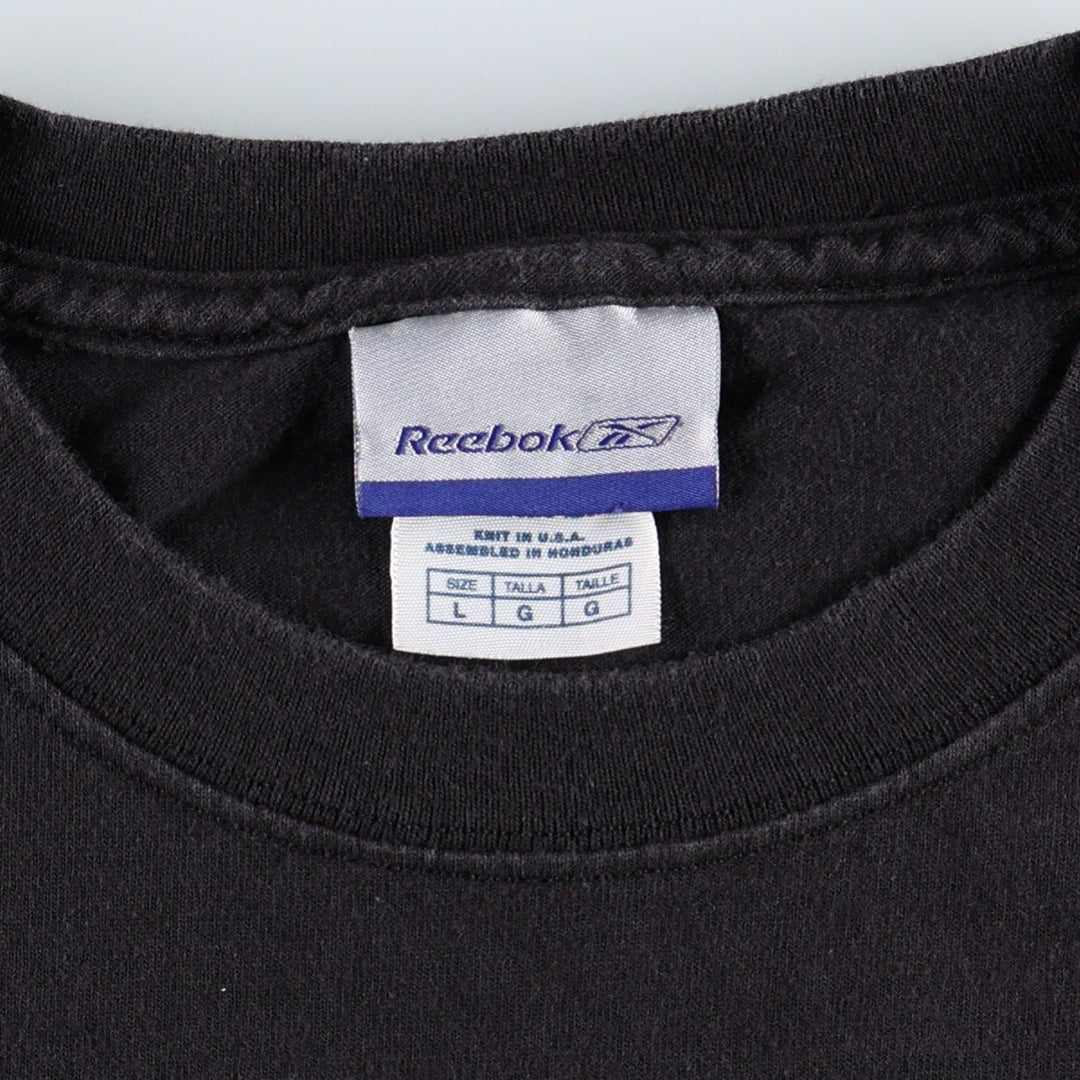 Reebok Jacksonville Jaguars David Garrard Sports Print T-Shirt, Men's Size L (approx.) cotton black type Vintage Second Hand