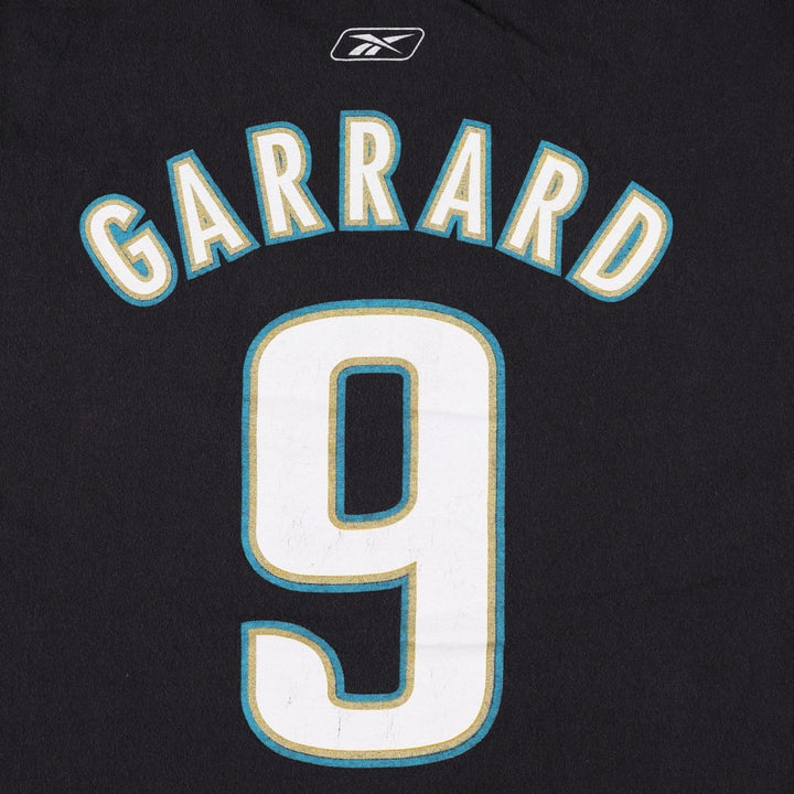 Reebok Jacksonville Jaguars David Garrard Sports Print T-Shirt, Men's Size L (approx.) cotton black type Vintage Second Hand