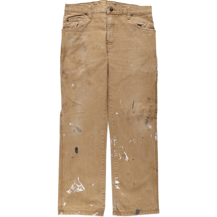 Dickies Painted Duck Painter Pants for Men (W32 equivalent) cotton Beige type Vintage Second Hand