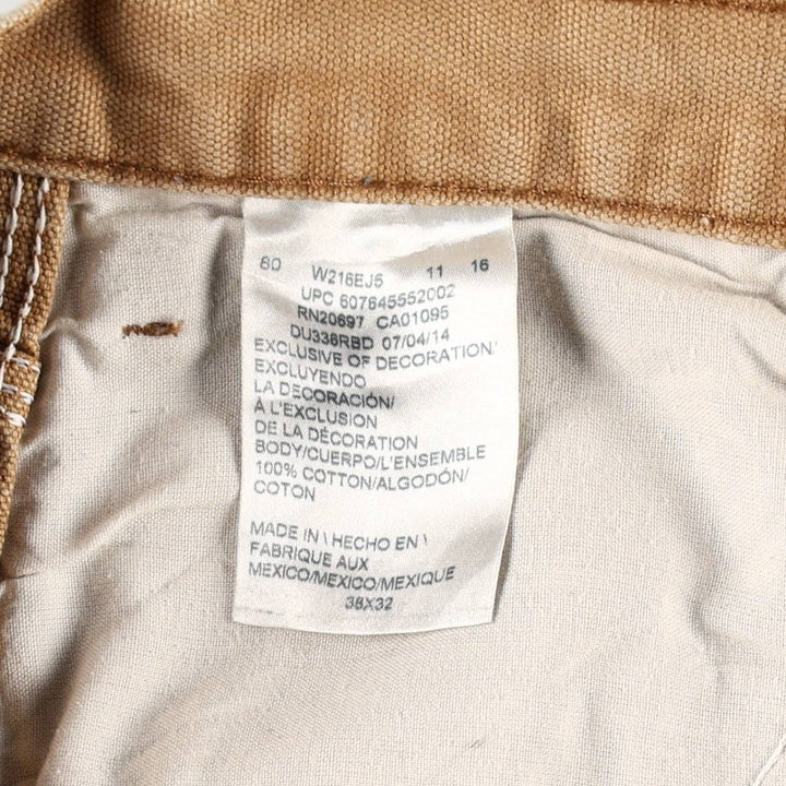 Dickies Duck Painter Pants Men's W37 cotton Khaki type beige Vintage Second Hand