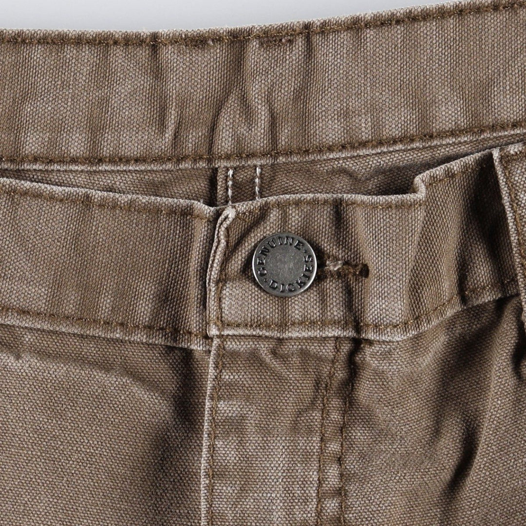 Dickies Relaxed Fit Duck Work Pants Men's W34 cotton brown type Vintage Second Hand