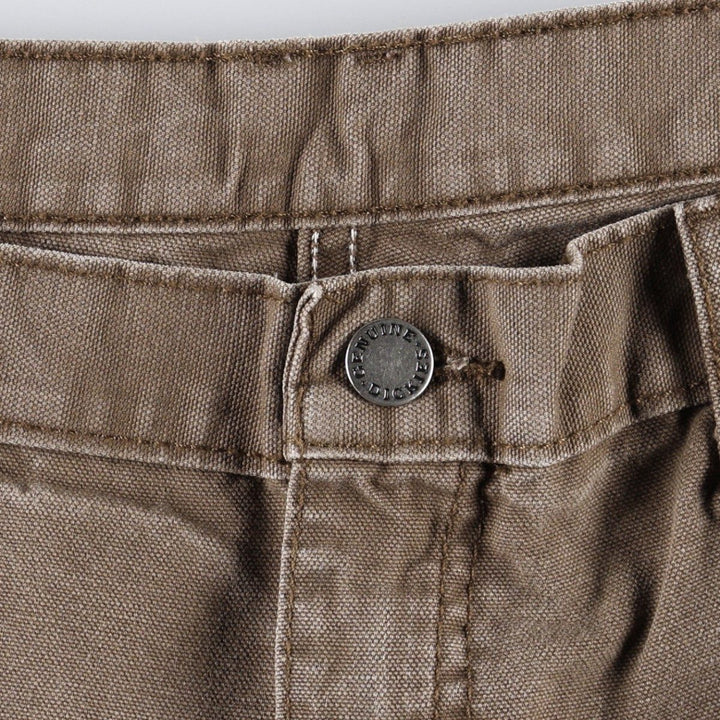 Dickies Relaxed Fit Duck Work Pants Men's W34 cotton brown type Vintage Second Hand