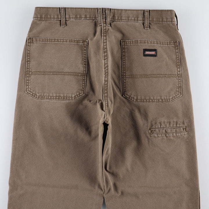 Dickies Relaxed Fit Duck Work Pants Men's W34 cotton brown type Vintage Second Hand