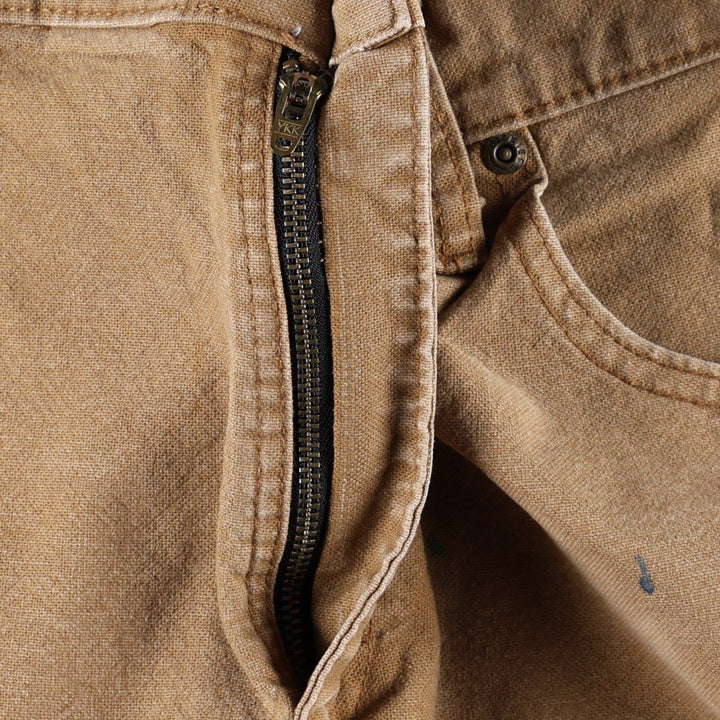 Dickies Duck Painter Pants Men's W33 equivalent cotton Beige type Vintage Second Hand