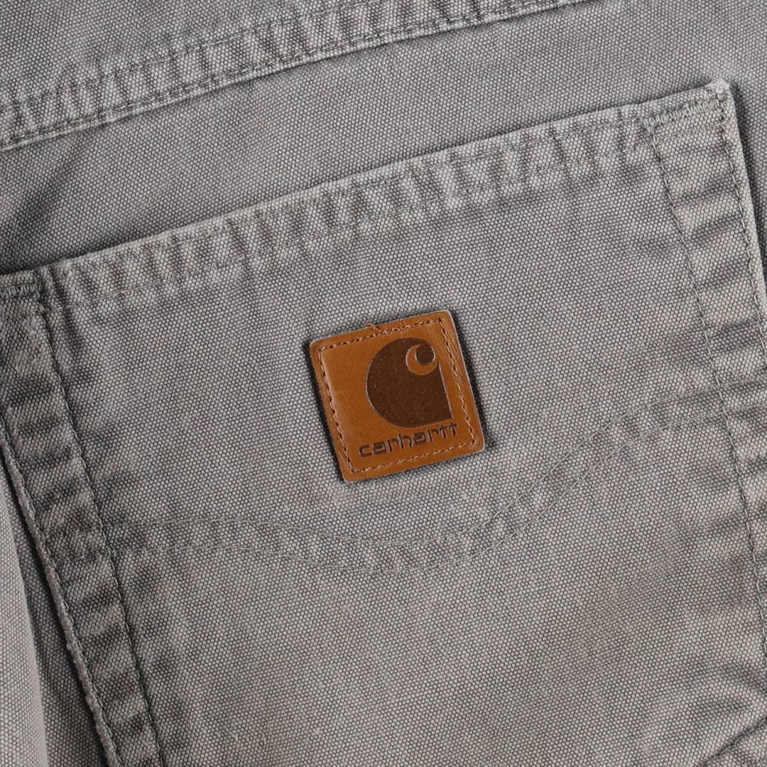 Carhartt Loose Original Fit Duck Painter Pants, Men's, W33 equivalent cotton gray type Vintage Second Hand