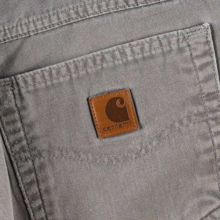 Carhartt Loose Original Fit Duck Painter Pants, Men's, W33 equivalent cotton gray type Vintage Second Hand