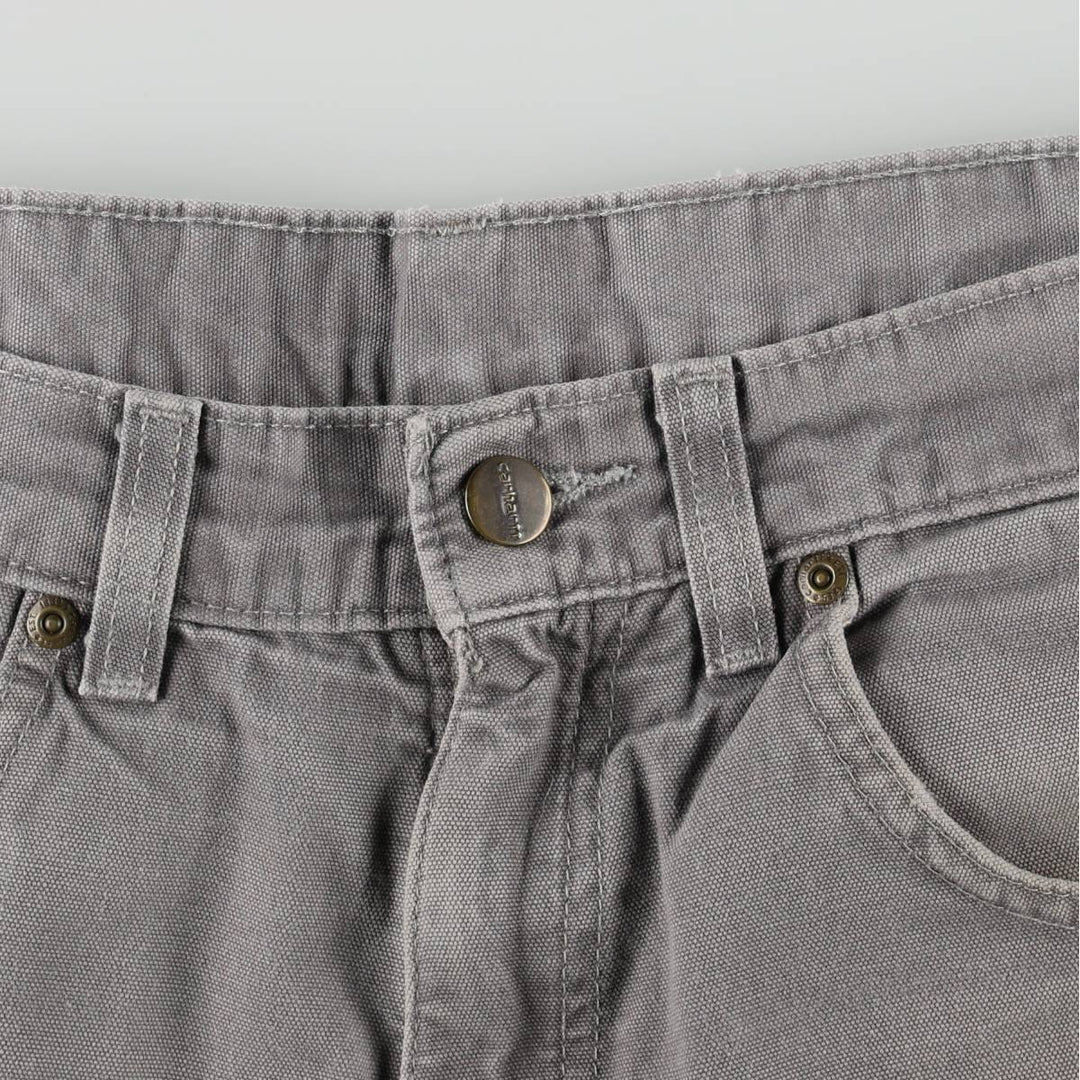 Carhartt Loose Original Fit Duck Painter Pants, Men's, W33 equivalent cotton gray type Vintage Second Hand