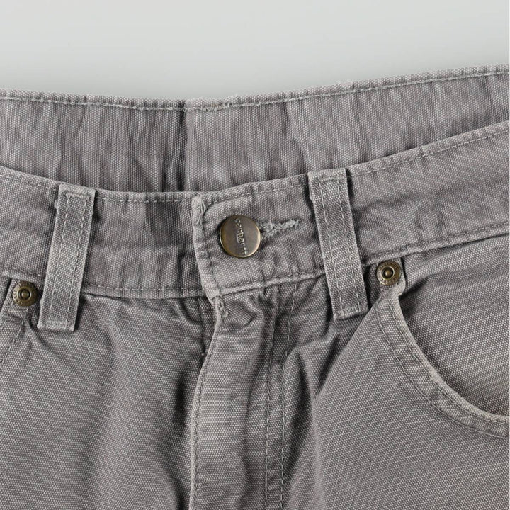 Carhartt Loose Original Fit Duck Painter Pants, Men's, W33 equivalent cotton gray type Vintage Second Hand