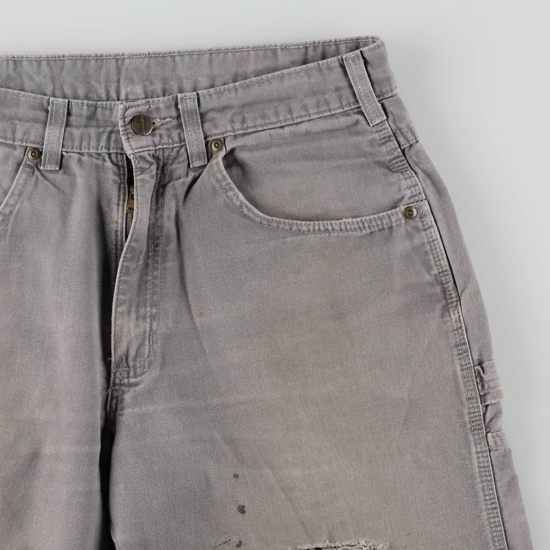 Carhartt Loose Original Fit Duck Painter Pants, Men's, W33 equivalent cotton gray type Vintage Second Hand