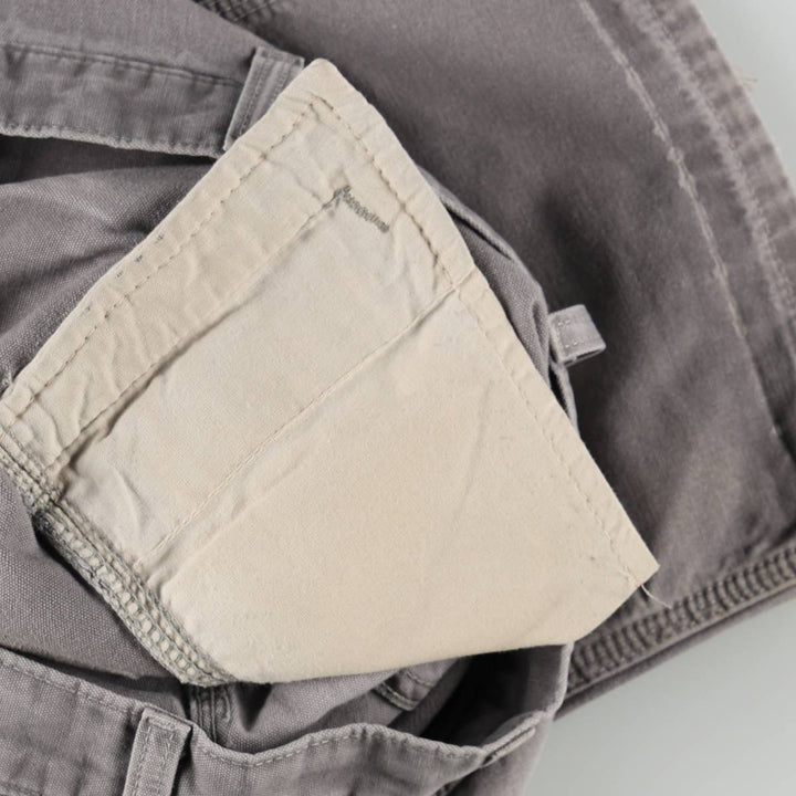 Carhartt Loose Original Fit Duck Painter Pants, Men's, W33 equivalent cotton gray type Vintage Second Hand