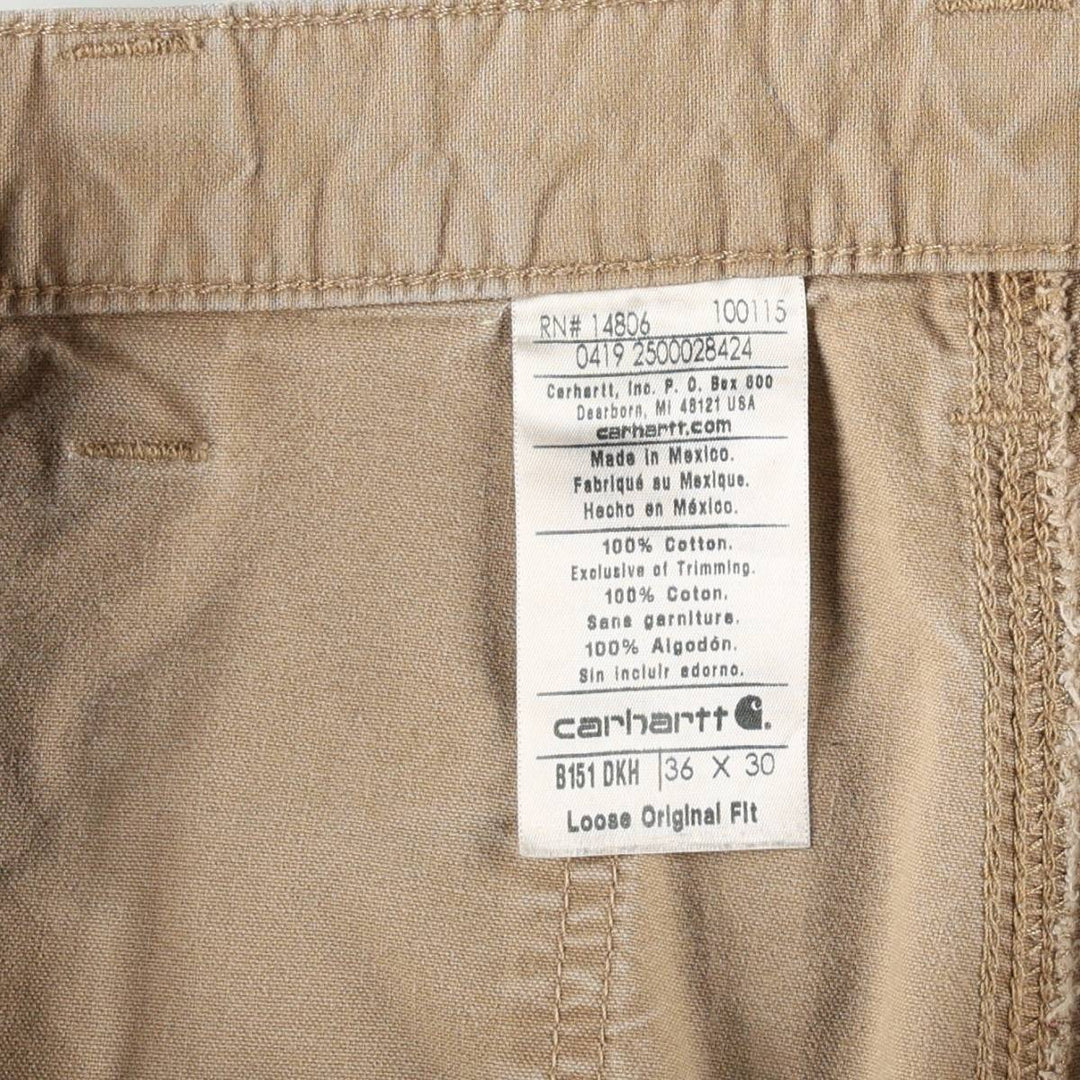 Carhartt Loose Original Fit Duck Painter Pants, Men's, Size 36 cotton Beige type Vintage Second Hand
