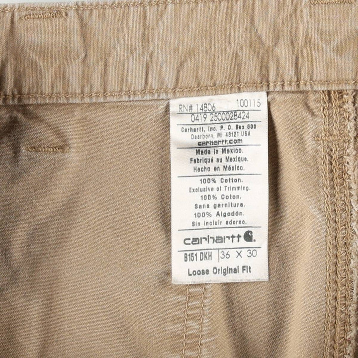 Carhartt Loose Original Fit Duck Painter Pants, Men's, Size 36 cotton Beige type Vintage Second Hand
