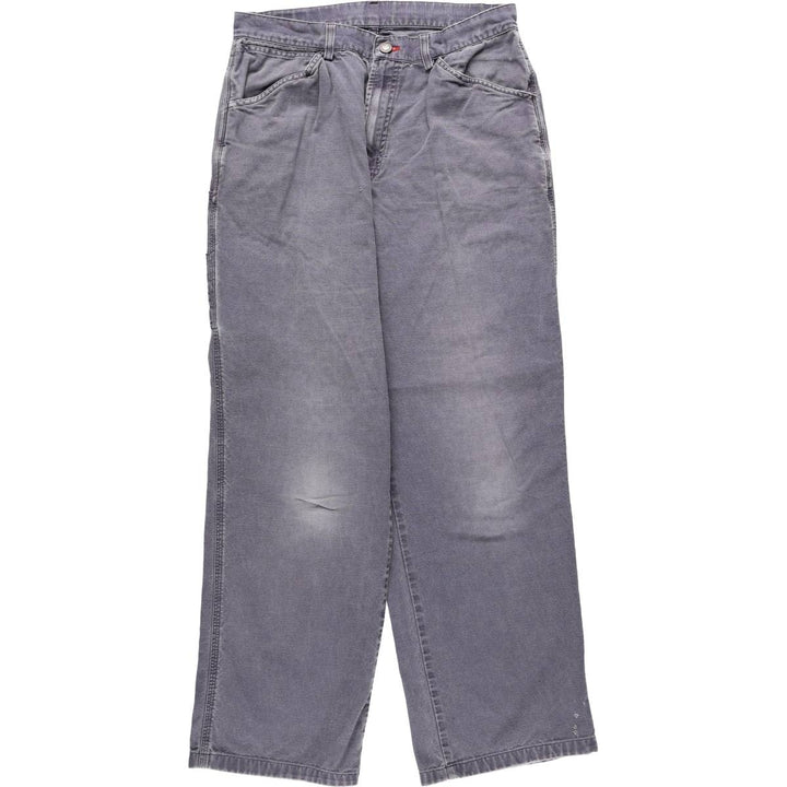 2000'S Patagonia Organic Cotton Duck Painter Pants (55500FA00) Men's W32 equivalent. unclear navy blue type Vintage Second Hand