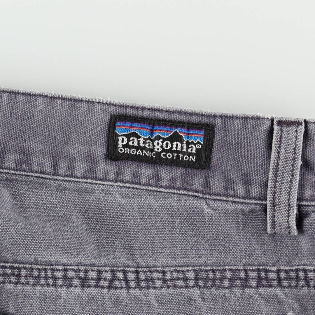 2000'S Patagonia Organic Cotton Duck Painter Pants (55500FA00) Men's W32 equivalent. unclear navy blue type Vintage Second Hand