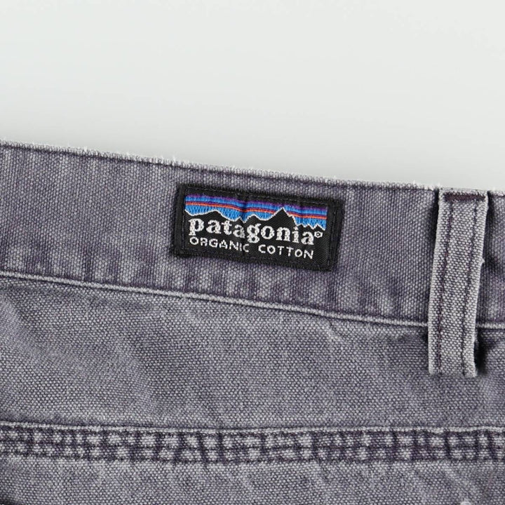 2000'S Patagonia Organic Cotton Duck Painter Pants (55500FA00) Men's W32 equivalent. unclear navy blue type Vintage Second Hand