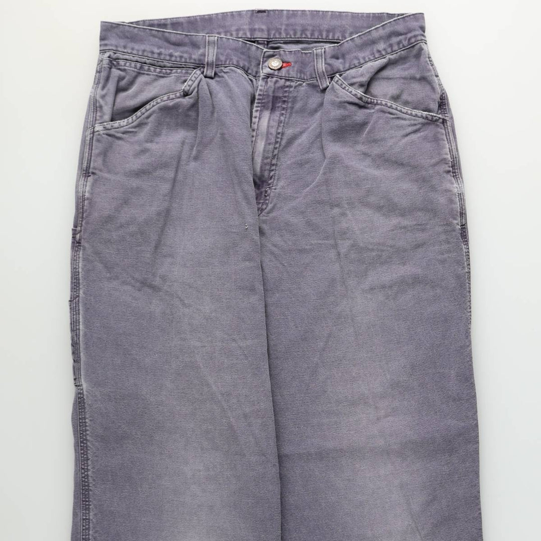 2000'S Patagonia Organic Cotton Duck Painter Pants (55500FA00) Men's W32 equivalent. unclear navy blue type Vintage Second Hand