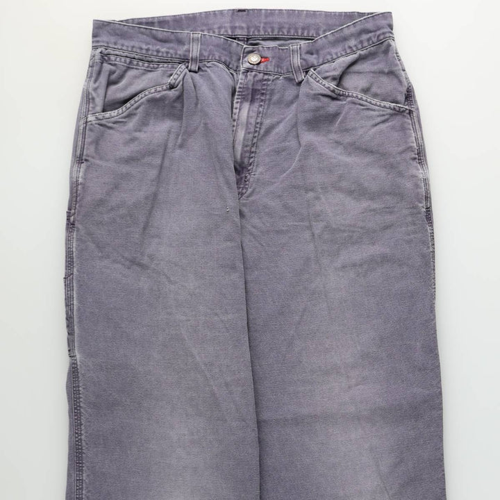 2000'S Patagonia Organic Cotton Duck Painter Pants (55500FA00) Men's W32 equivalent. unclear navy blue type Vintage Second Hand