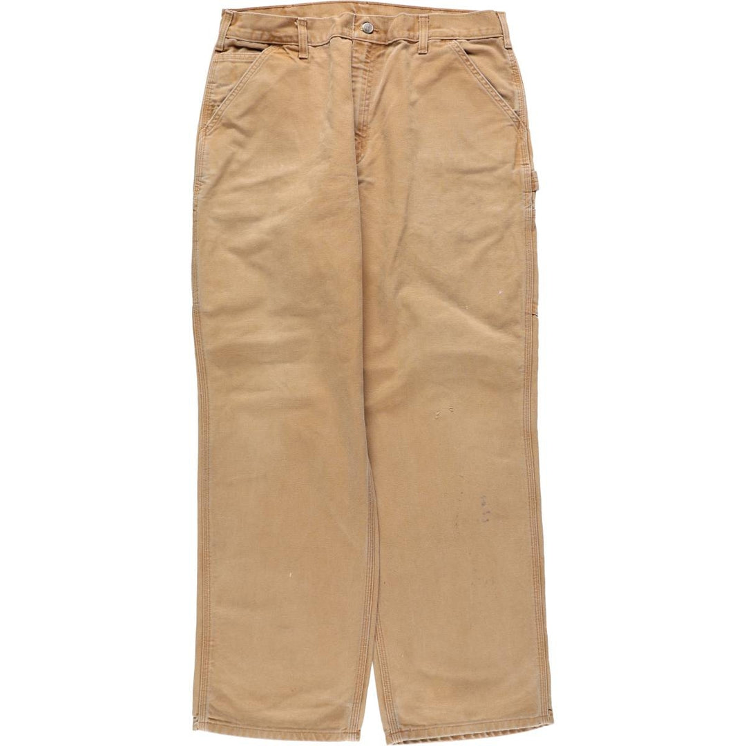 Carhartt Dungaree Fit Duck Painter Pants, Men's, W36 equivalent cotton Beige type Vintage Second Hand