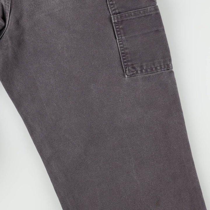 Carhartt Original Dungaree Fit Duck Painter Pants, Men's, W35 equivalent cotton Charcoal Vintage Second Hand