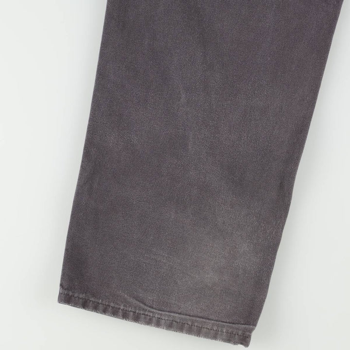 Carhartt Original Dungaree Fit Duck Painter Pants, Men's, W35 equivalent cotton Charcoal Vintage Second Hand