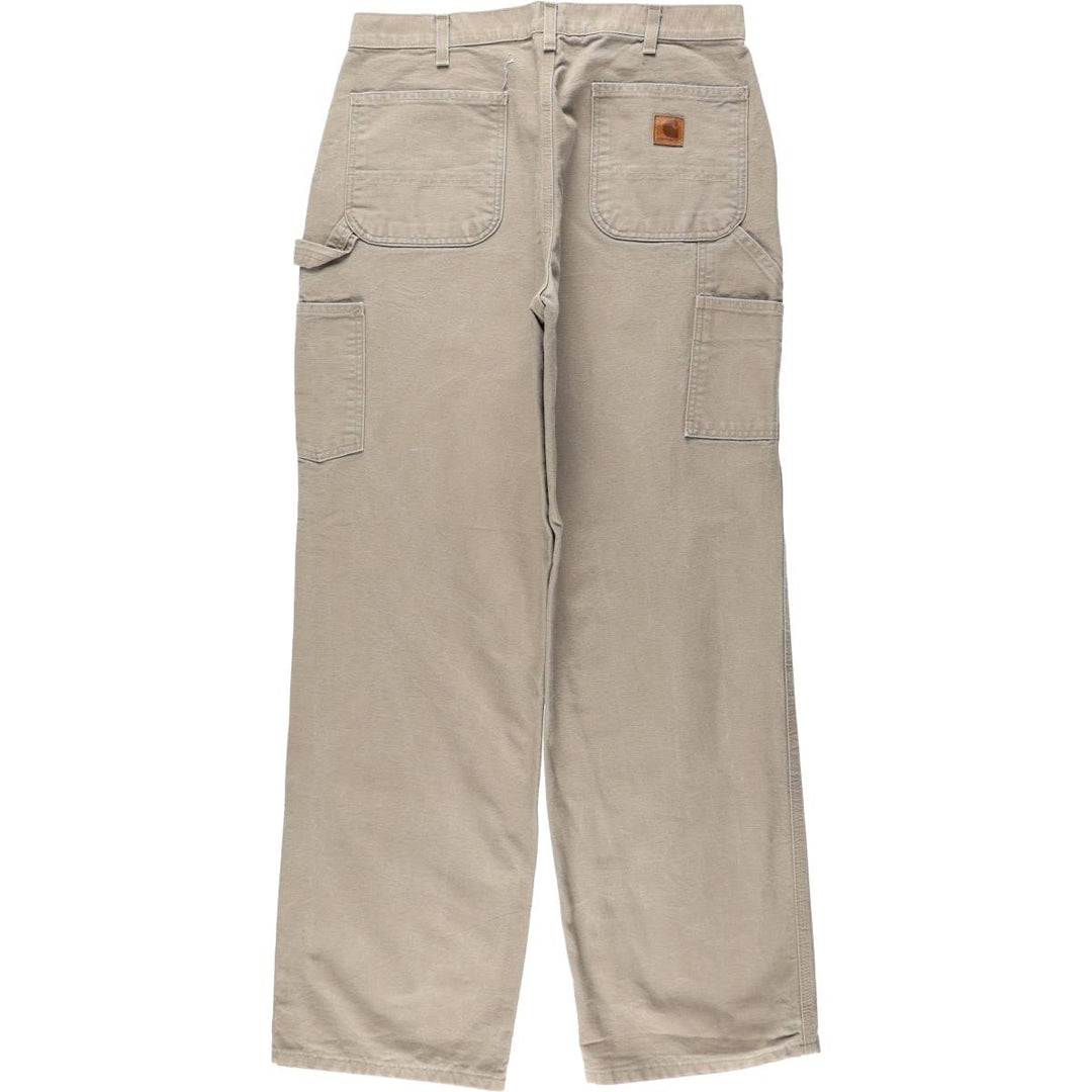 Carhartt Loose Original Fit Duck Painter Pants, Men's, W34 equivalent cotton Beige type Vintage Second Hand