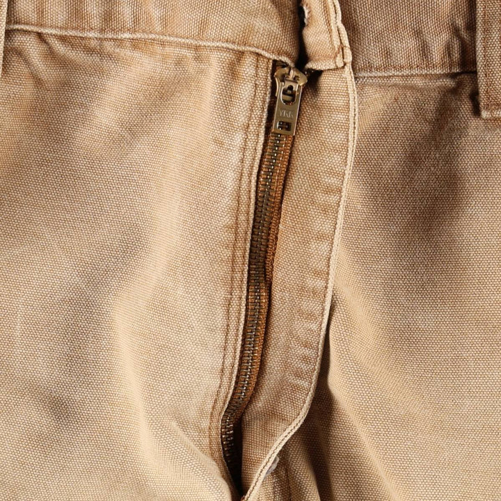 00'S Carhartt Dungaree Fit Duck Painter Pants Men's W36 cotton Beige type Vintage Second Hand
