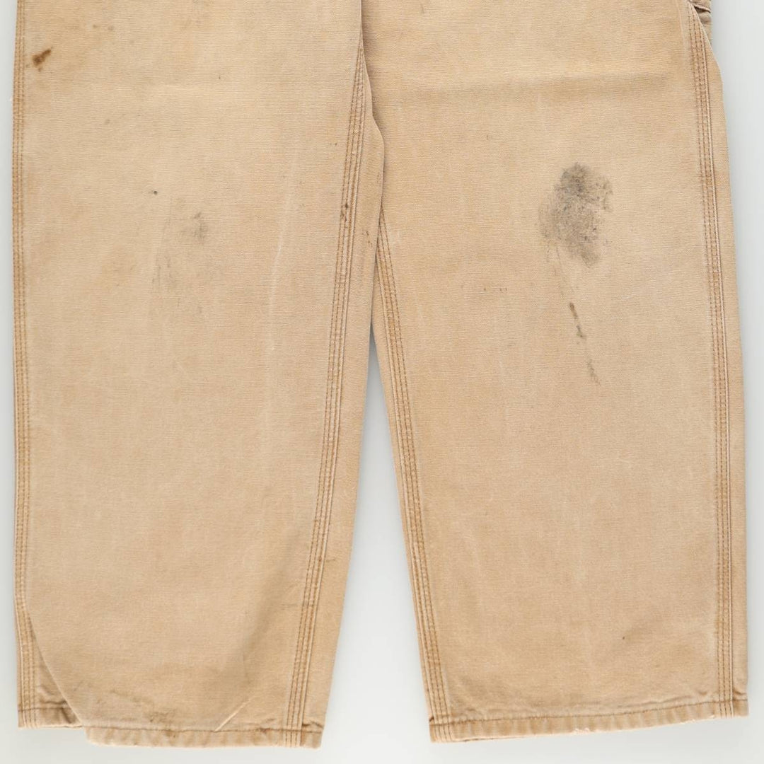 00'S Carhartt Dungaree Fit Duck Painter Pants Men's W36 cotton Beige type Vintage Second Hand