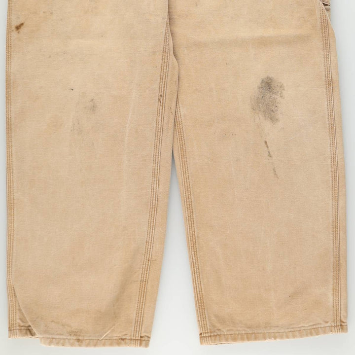 00'S Carhartt Dungaree Fit Duck Painter Pants Men's W36 cotton Beige type Vintage Second Hand
